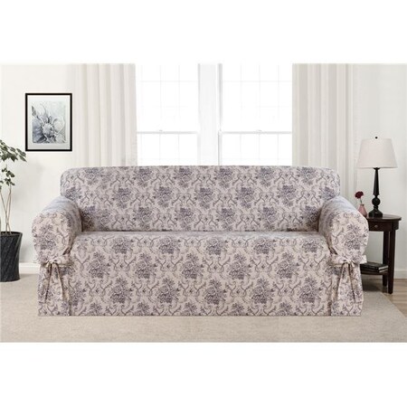 Madison Industries Madison CHAT-SO-NV Kathy Ireland Chateau Sofa Slipcover; Navy CHAT-SO-NV